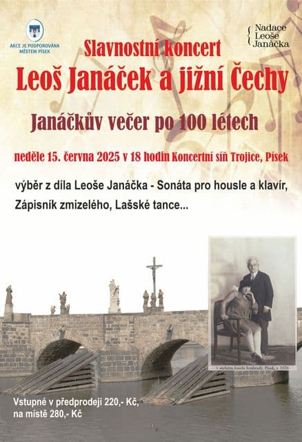 Leoš Janáček a jižní Čechy - Slavnostní koncert