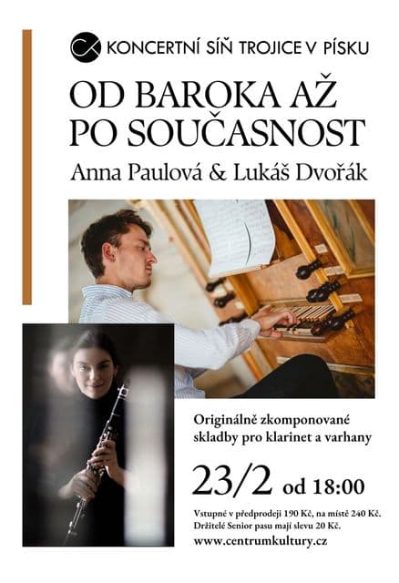 Od baroka až po současnost - Anna Paulová & Lukáš Dvořák