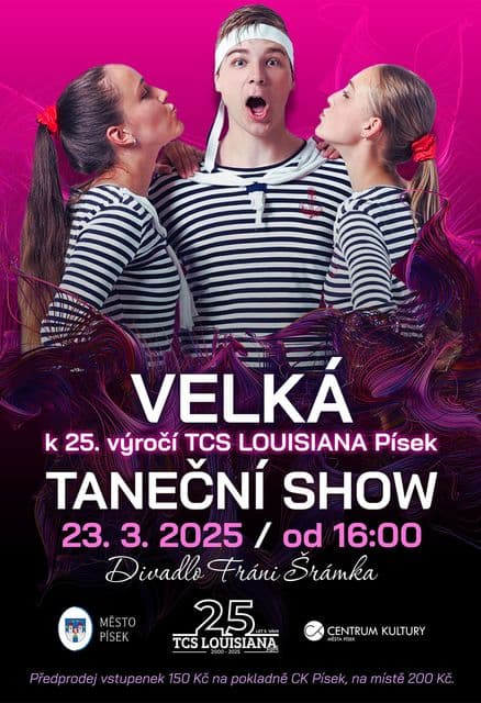 Velká taneční show - 25. výročí TCS Louisiana