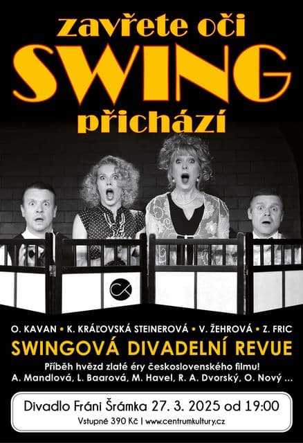 Zavřete oči, swing přichází